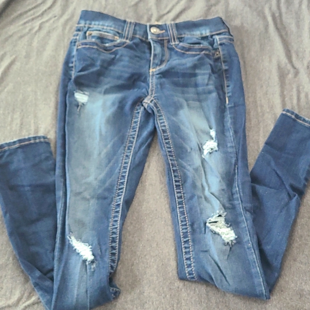 Mudd Ripped Skinny Jeans Size 0 Regular